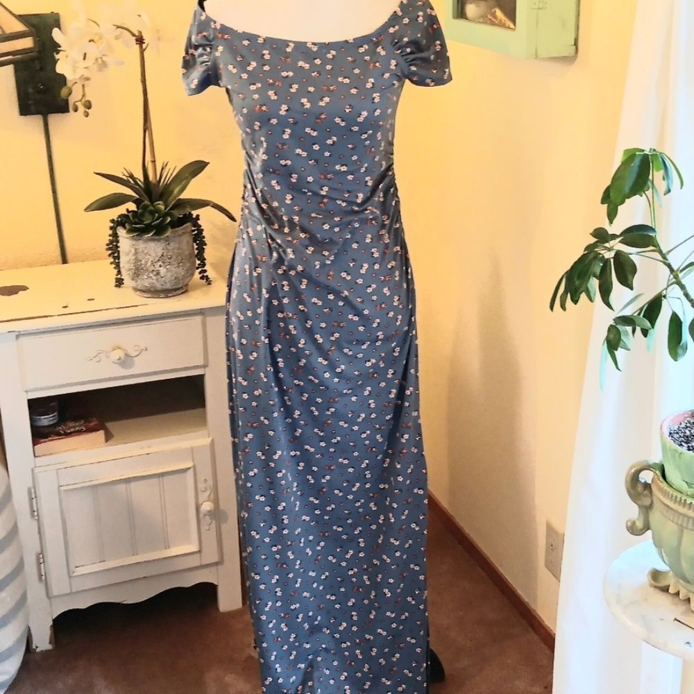 Mother Bee Maternity Floral Convertible Dress